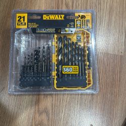 DEWALT Black and Gold Twist Drill Bit Set (21-Piece)