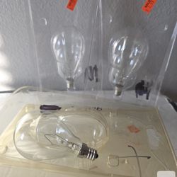 3 Decorative 60W Incandescent Bulbs