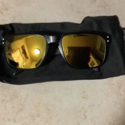 Oakley Holbrook Sunglasses With 24k Gold Lenses