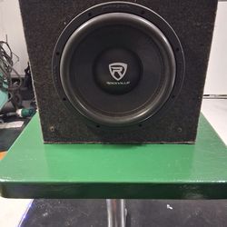 12" Rockville Sub and box
