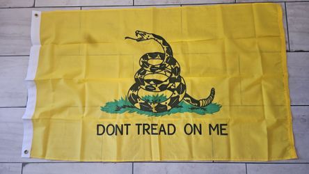 Don't Tread On Me Flag 5ftx3ft Heavy Duty Embroidered & Stitched $20 Firm On Price