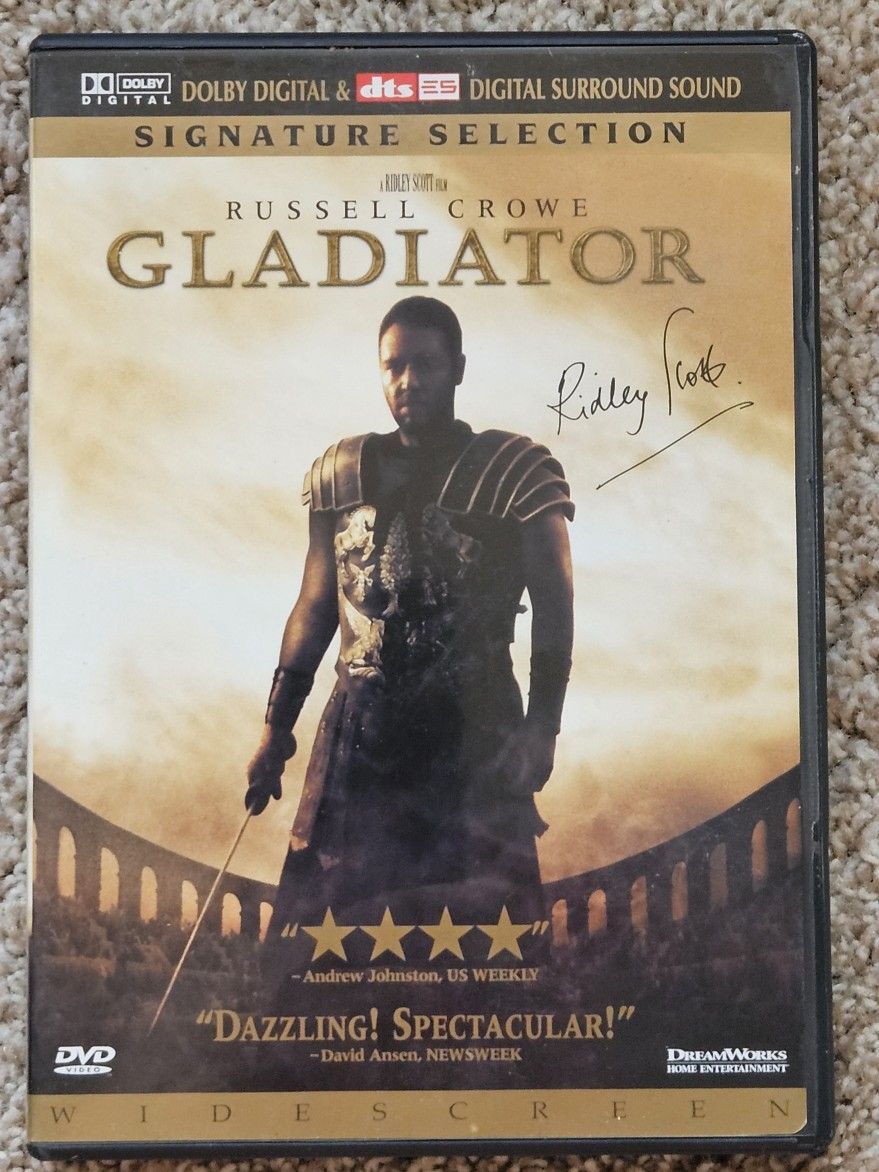 Gladiator DVD Movie With Russel Crowe