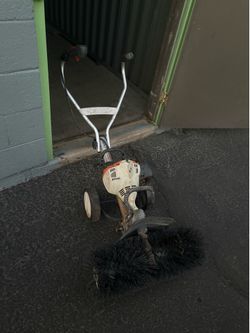 Gas Powered Turf Sweeper brush