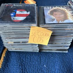 36 CD’s Various Country artists 
