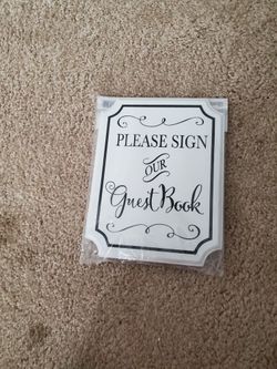 Guest Book Sign