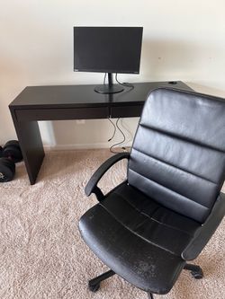Ikea desk and chair
