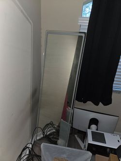 Full length light up mirror