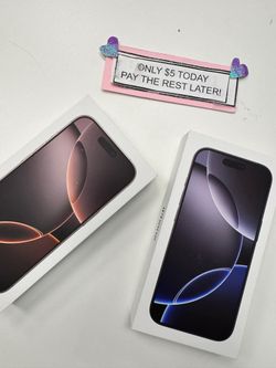 📱 Get the Unlocked iPhone 16 Pro Now with Just $5 DOWN – No Credit Needed! 🔥