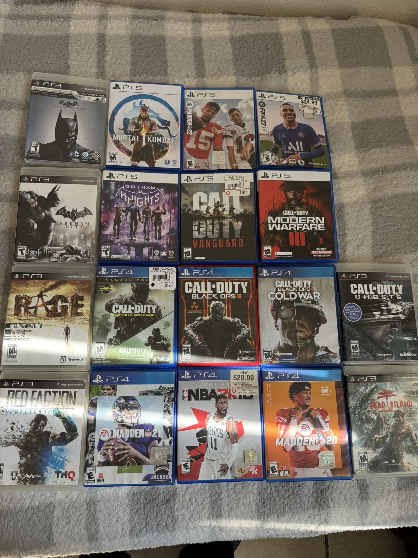 Ps5 And PS4 And PS3 Games 
