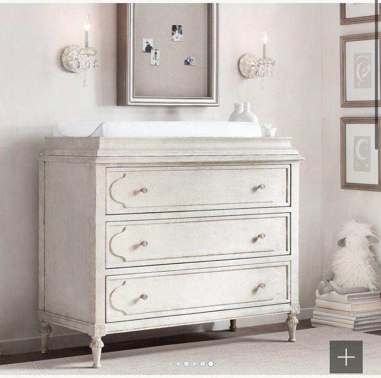 Restoration Hardware Baby Changing Table Topper