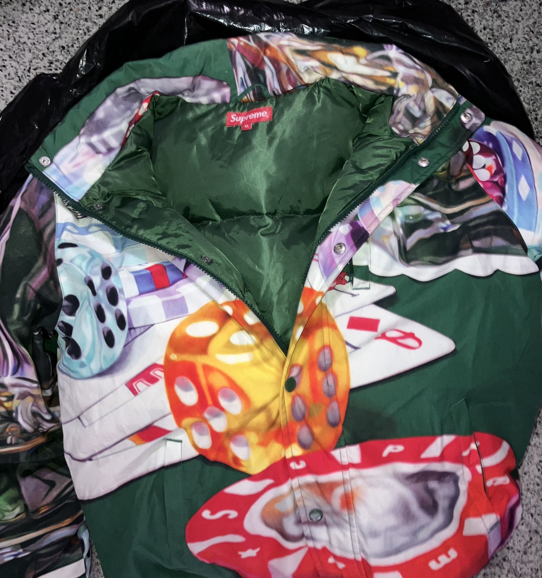 Supreme “casino” Bomber Jacket 