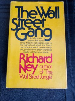 The Wall Street Gang by Richard Ney (1974 Hardcover, DJ) Vintage First Edition ISBN 0-(contact info removed)0-5
