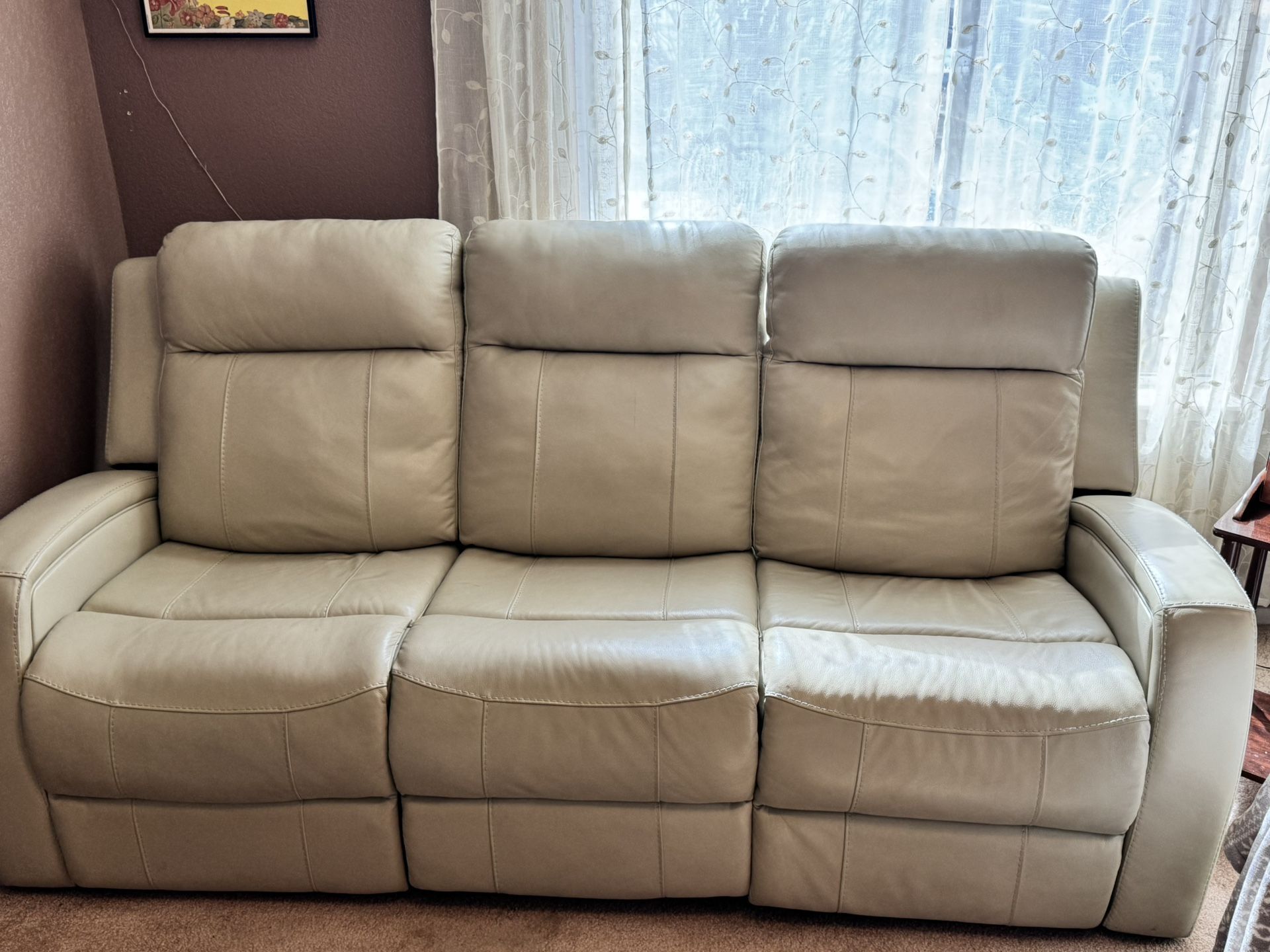 Leather Couch & Recliners