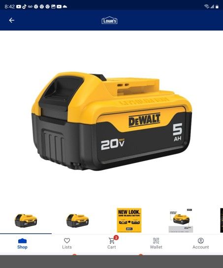 Dewalt 20 Volt 5ah Battery 