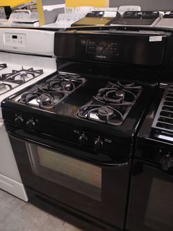 Estufa de gas negra con doble parrilla FRIGIDAIRE
