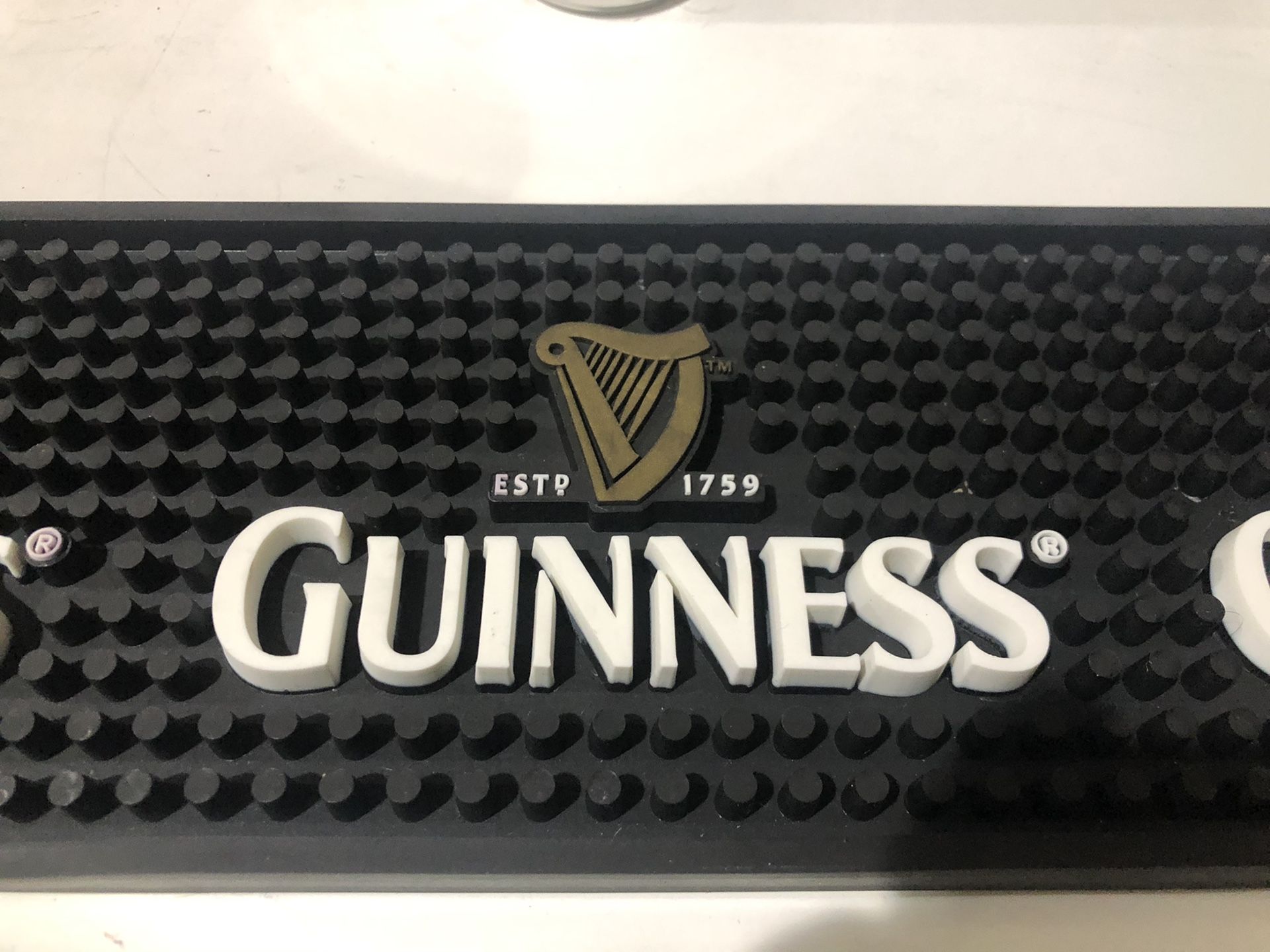 Guinness Bar Mats Perfect For Mancave or Home Bar