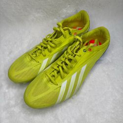 Adidas Sprintstar IV Men's 10.5 Yellow Blue Track Sprint Spikes Field B40813