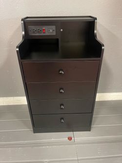 Nightstand With Charging Station