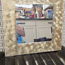 Vintage Mirror JD Hagen Designs Wall Decor Used 16.5x16.5 Need Better Cleaning 