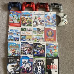 Nintendo Wii Games  Ps4 Controller,  Ps2 Games