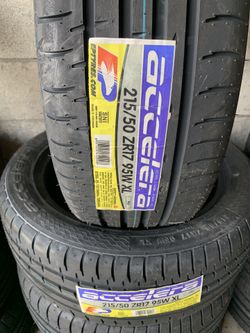 215/50R17 Accelera New Tires