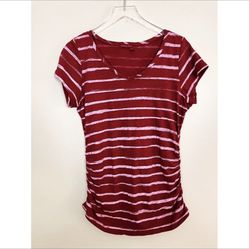 NWT Fresh Produce Red & white Striped T Shirt X Small