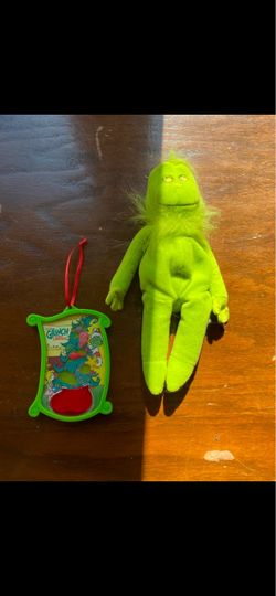Grinch Plush & Puzzle Ornament