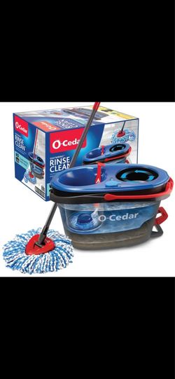 O Cedar EasyWring RinseClean Spin Mop & Bucket System