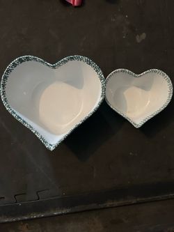 Heart shaped bowls