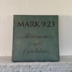 Scripture canvas