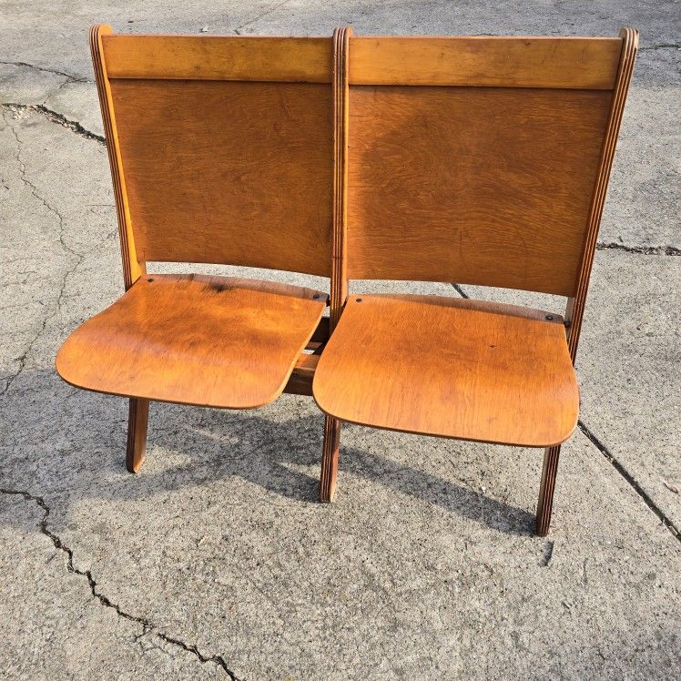 Antique Theater Chairs