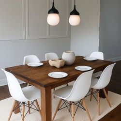 Custom Designed Farmhouse Dining Tables.