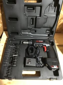 Craftsman Battery Operated Drill with Insert Bits and Charger