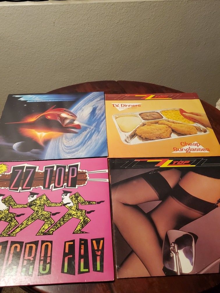 ZZ TOP VINYL RECORDS LOT