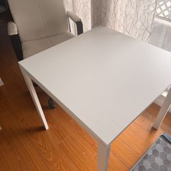 IKEA Square Table Metal Legs 