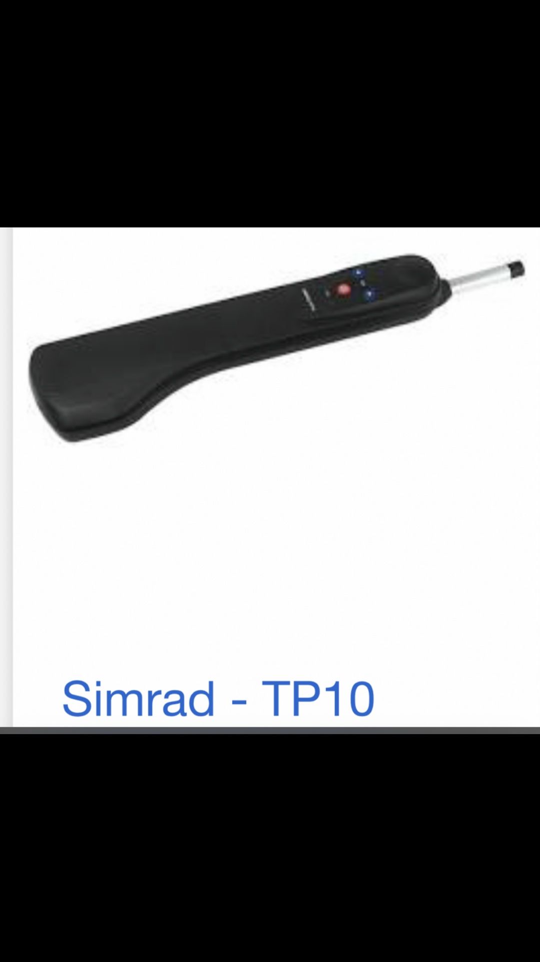 Sailboat Auto Pilot Simrad TP10 Tiller Pilot 