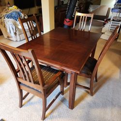 Dining Table And Four (4) Chairs