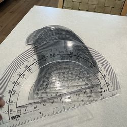 Set of 29 Plastic Protractor Math Protractors 180 Degrees, 6 Inch