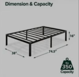 New twin Mattress with New base