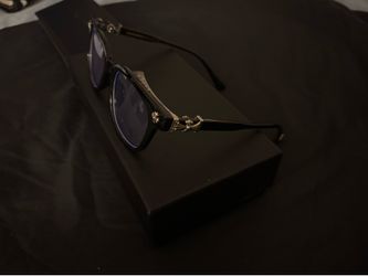 Chrome heart glasses