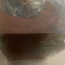Epoxy End Table