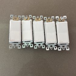 (5) Leviton 15 Amp 3-Way switch