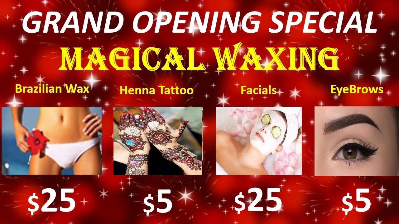 Waxing / facial /eyebrows/henna