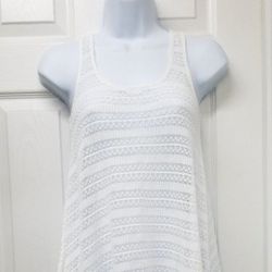 Mudd Crochet Tank Top XS