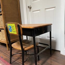 Child Size School Desk W/ Storage