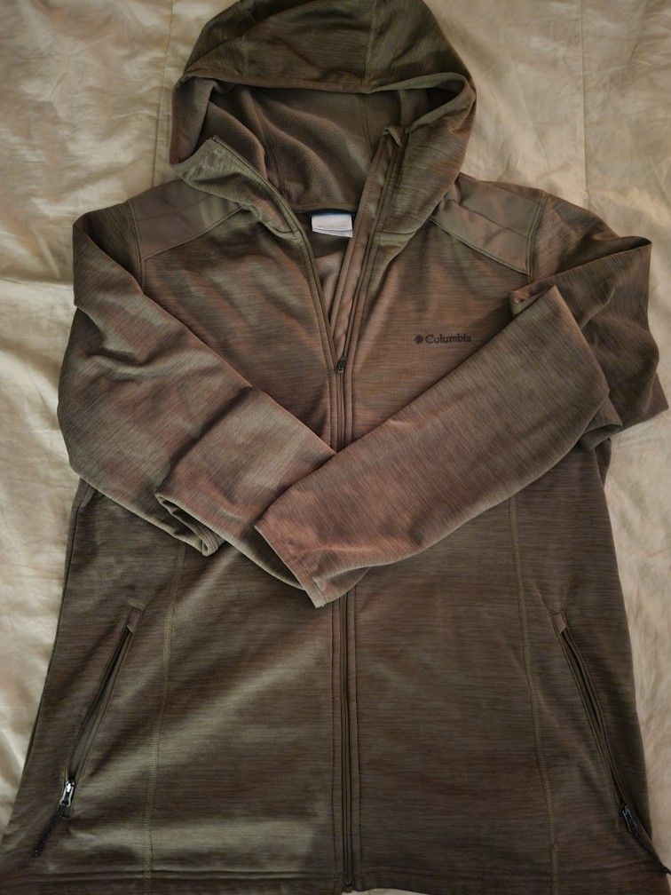 Columbia Zip Up Contour/fitted Fleece, Ladies Xl