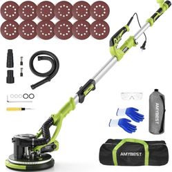 Powerful Electric Drywall Sander with Vacuum Dust Collection