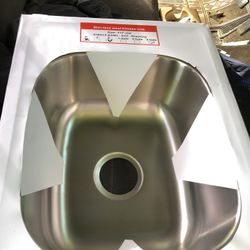 Top Mouth Sink Single Bowl 17 By 22