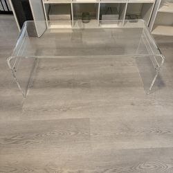Acrylic coffee table