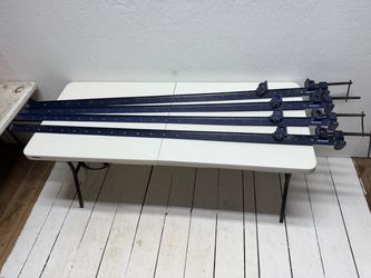 Groz 6 ft T-Bar clamps.  $30/each or $100/all